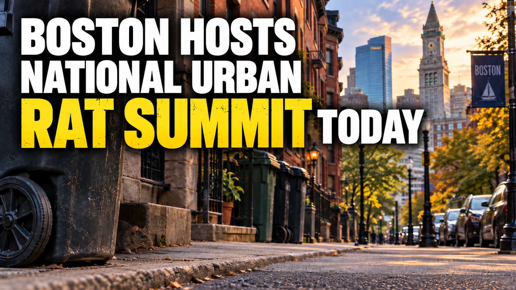 Boston Hosts National Urban Rat Summit Today