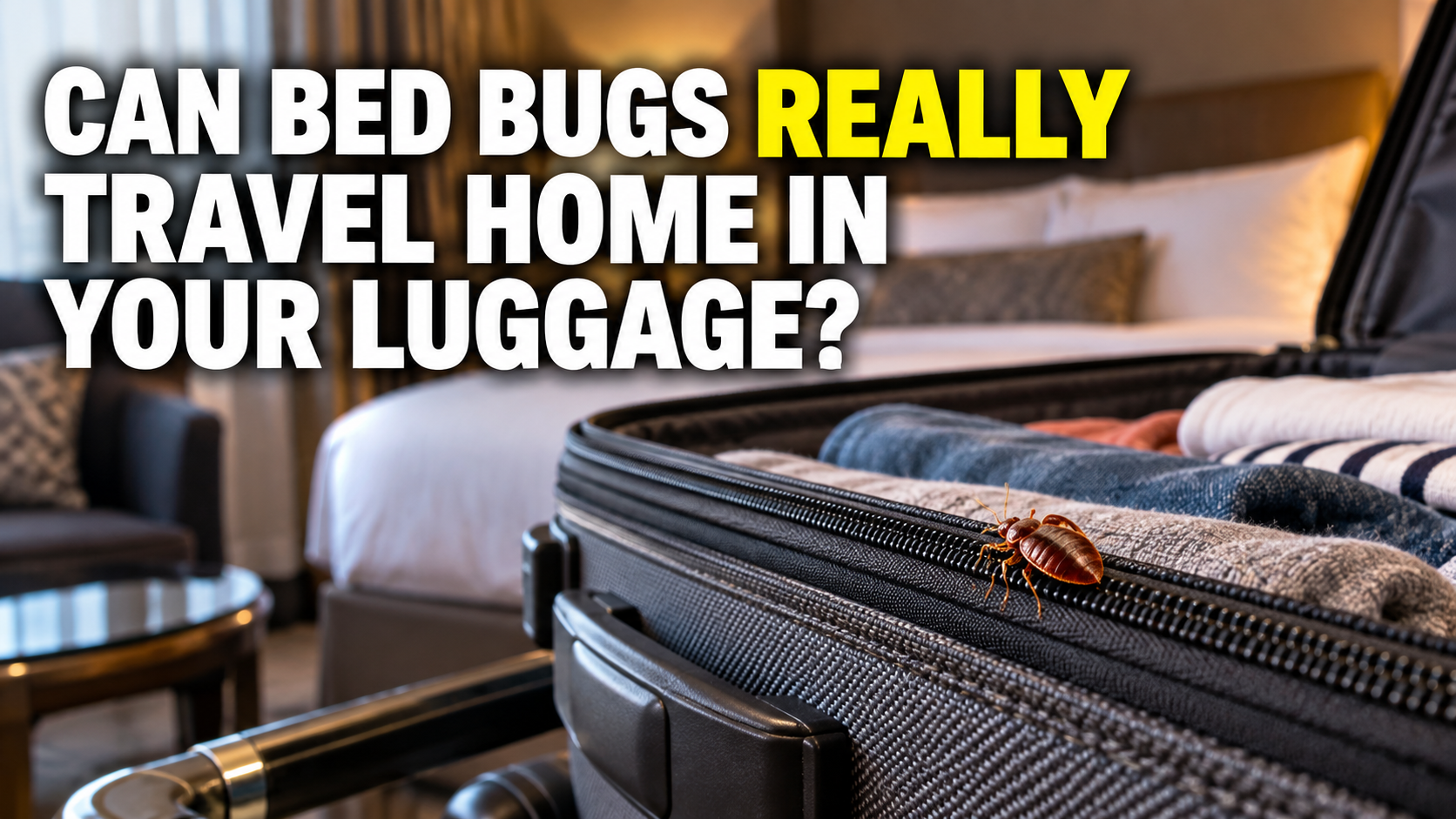 Can Bed Bugs Really Travel Home in Your Luggage?