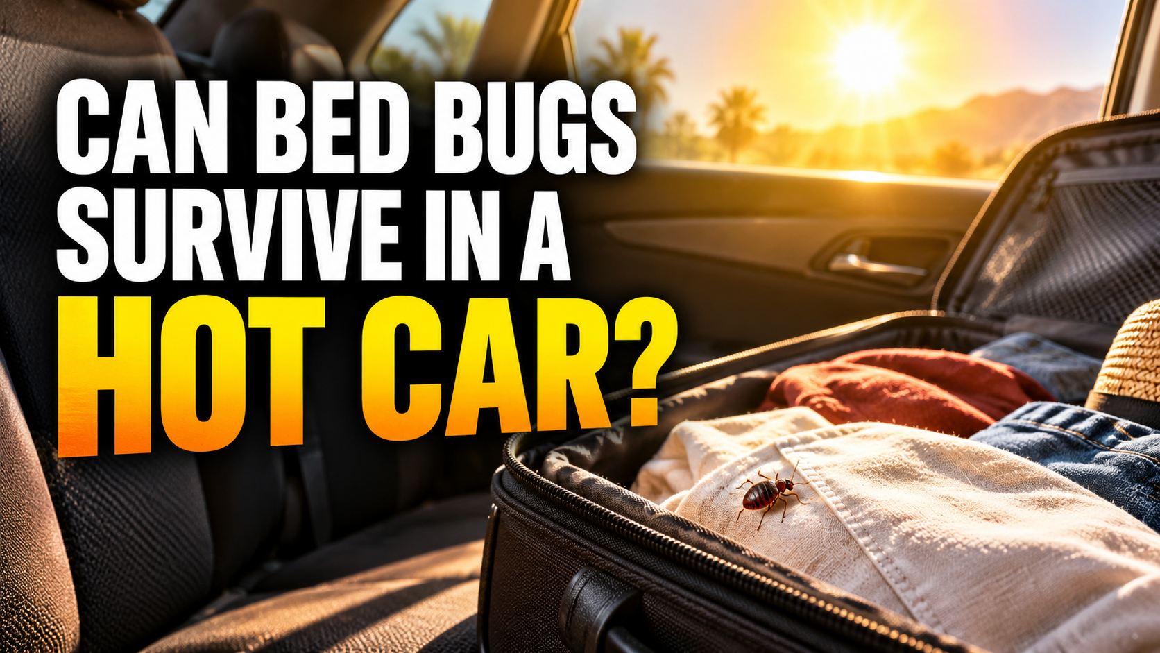 Can Bed Bugs Survive in a Hot Car?