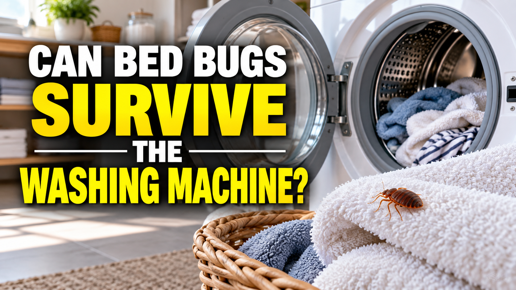 Can Bed Bugs Survive the Washing Machine?