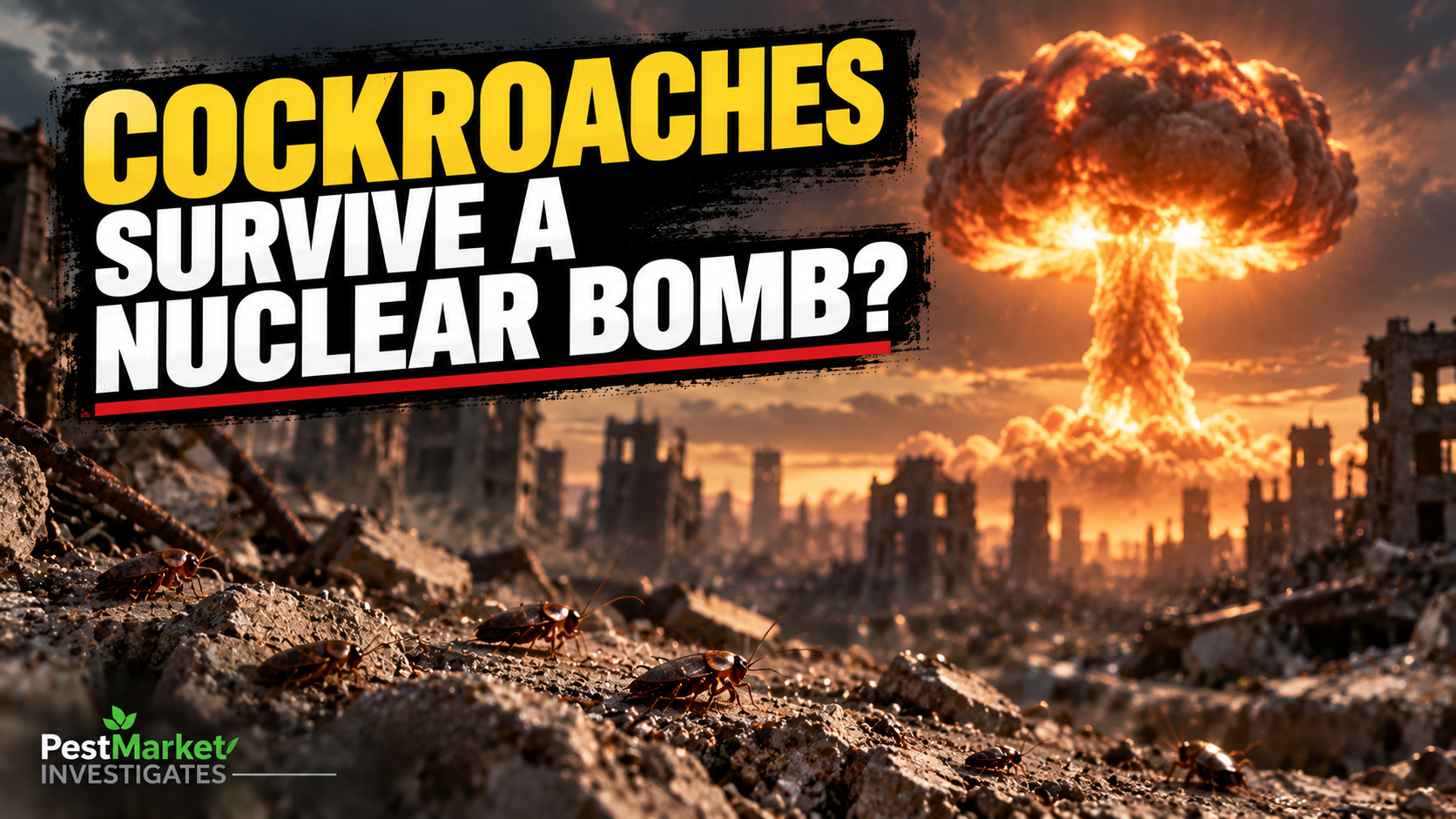 Can Cockroaches Really Survive a Nuclear Bomb?