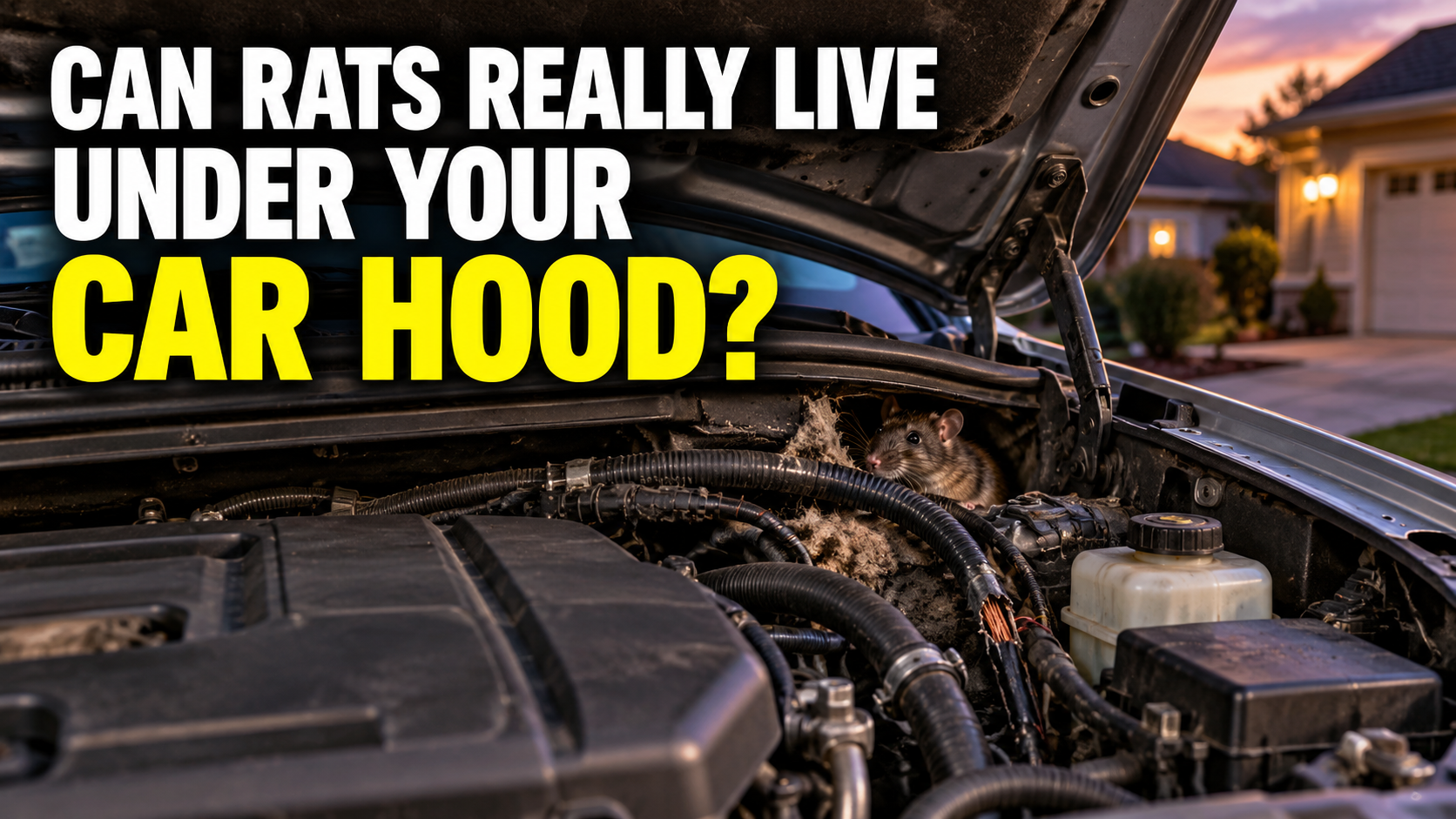 Can Rats Really Live Under Your Car Hood?