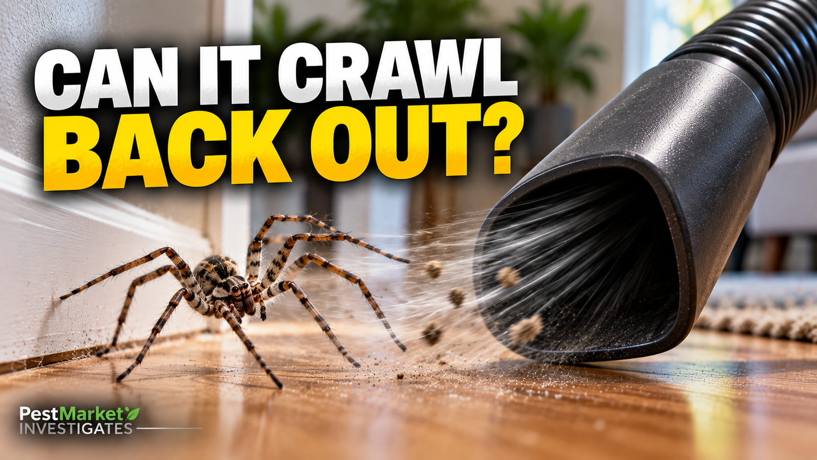 Can a Spider Crawl Back Out of Your Vacuum?