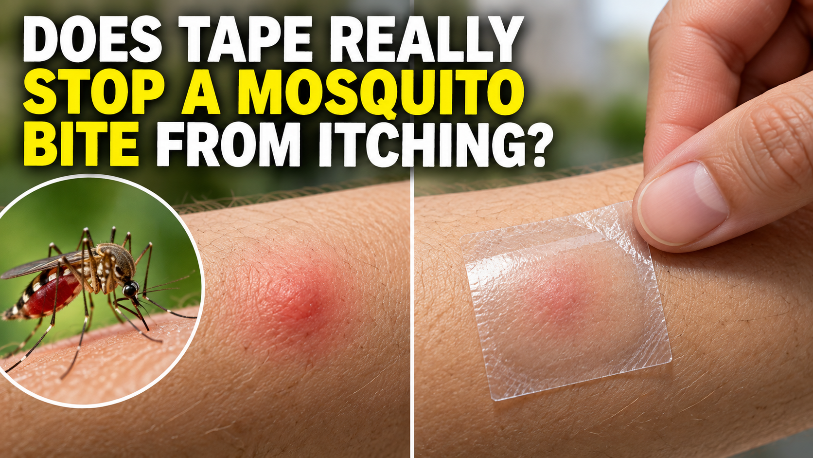 Does Mosquito Bite Tape Really Stop the Itch?