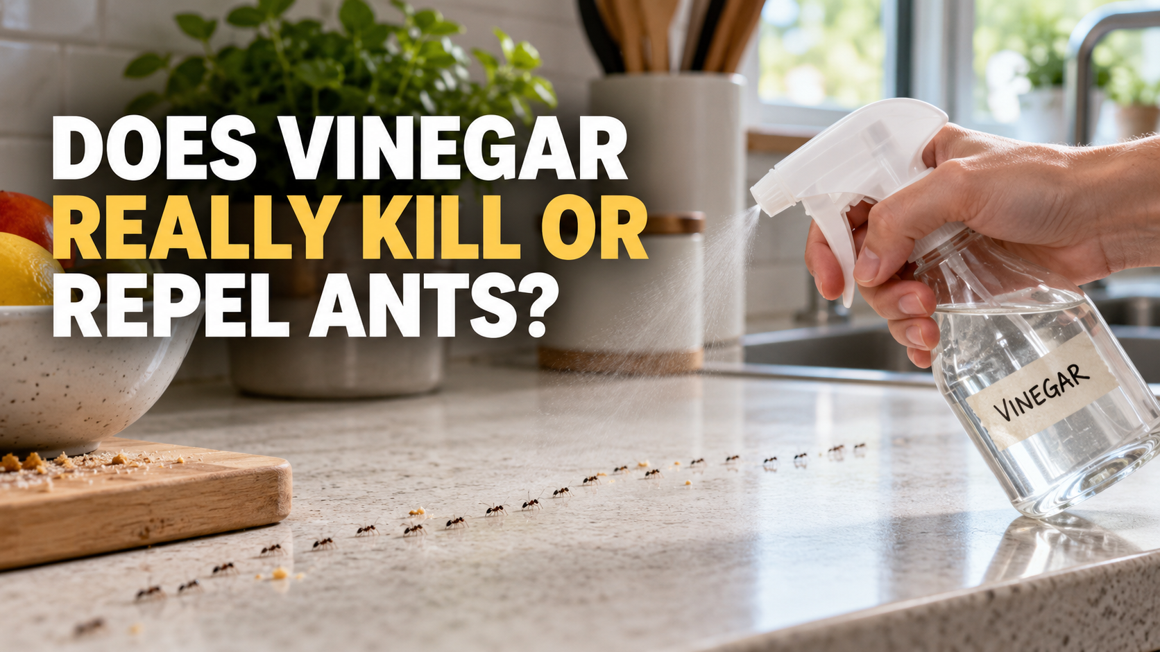 Does Vinegar Really Kill or Repel Ants?