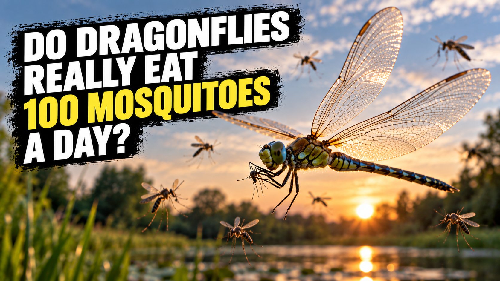 Do Dragonflies Really Eat 100 Mosquitoes