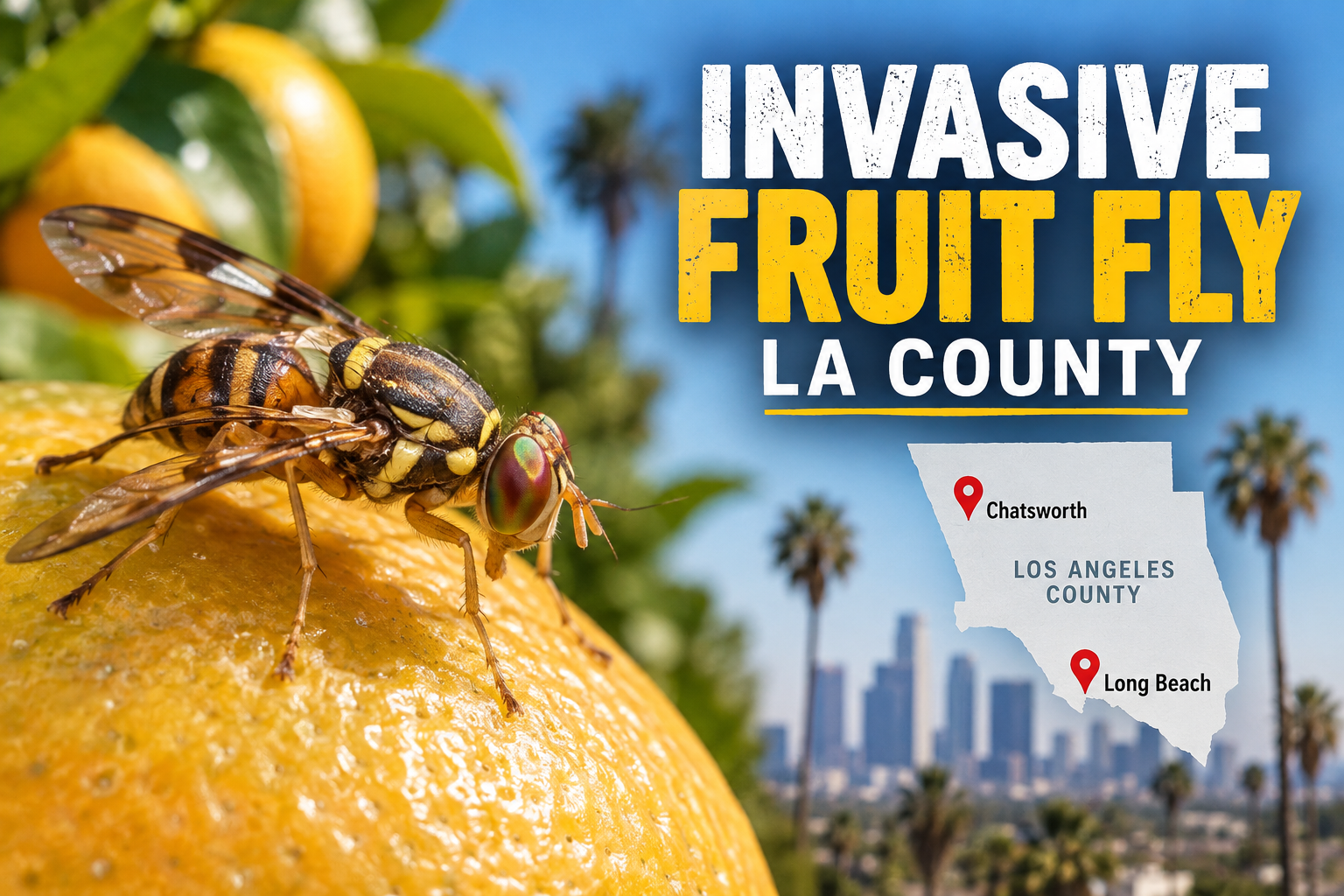 Oriental Fruit Fly Threat Grows in LA County