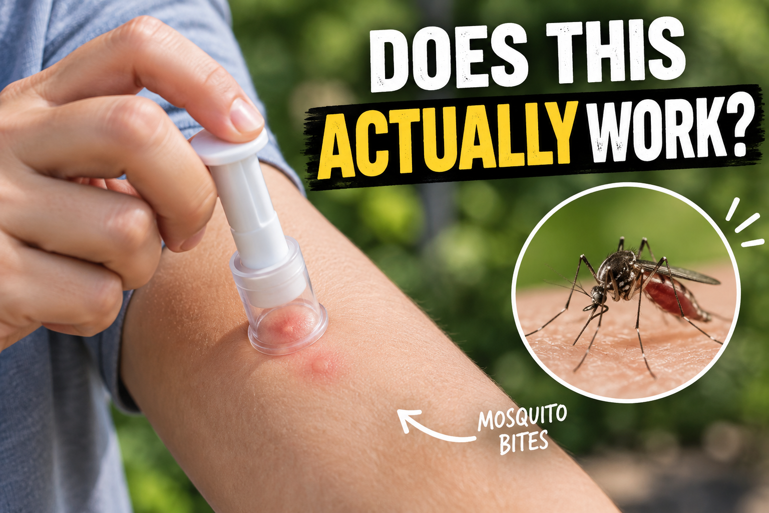 Do Bug Bite Suction Tools Actually Work