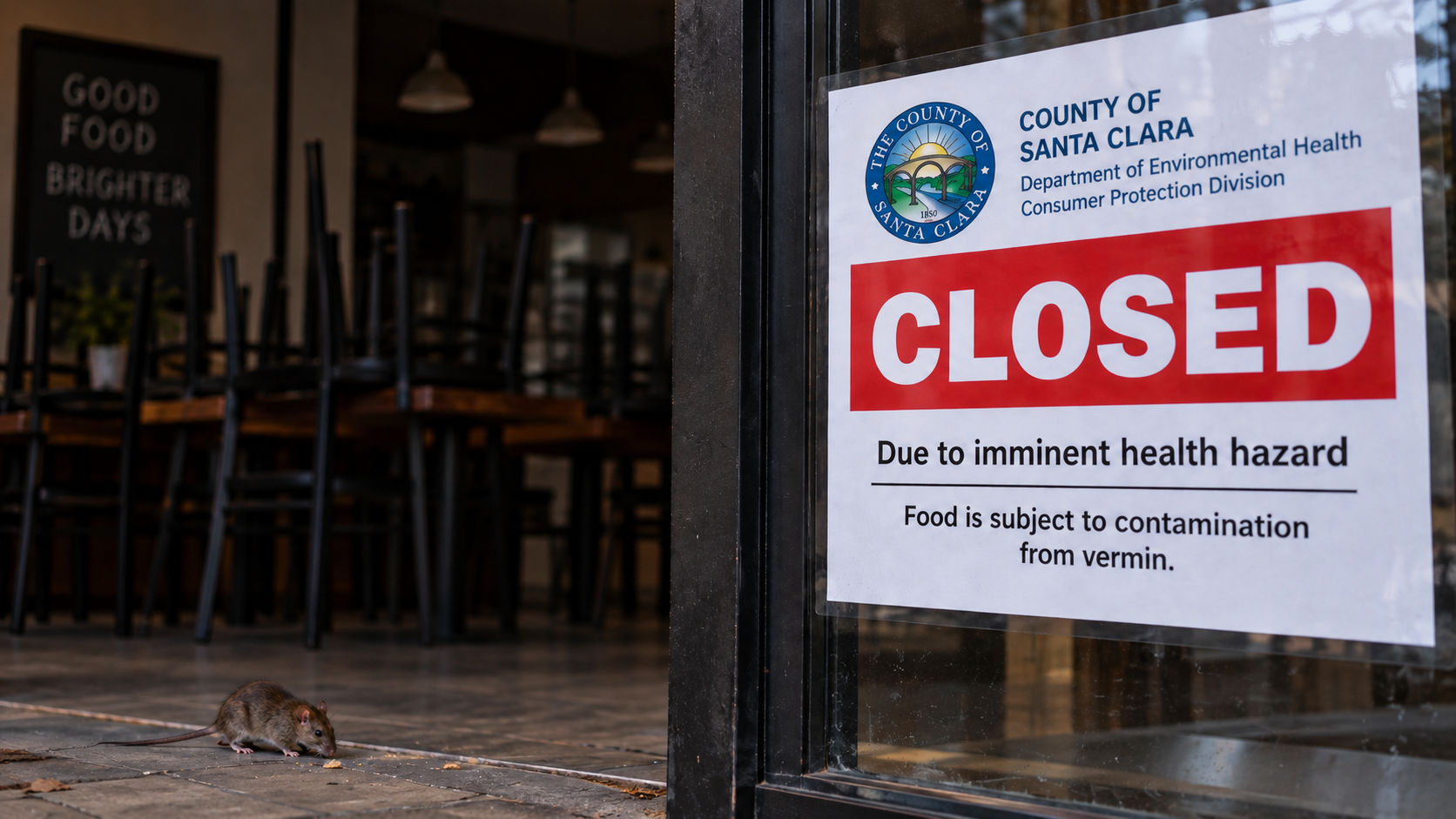 Vermin Closes Two Santa Clara Food Facilities