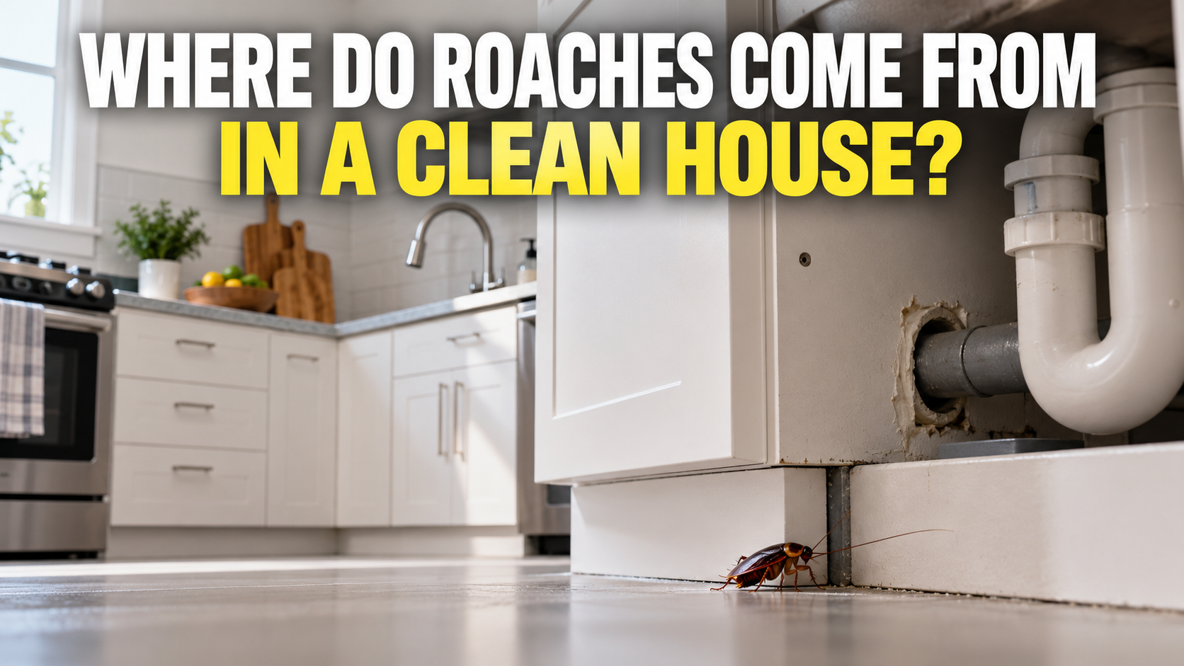Where Do Roaches Come From in a Clean House?