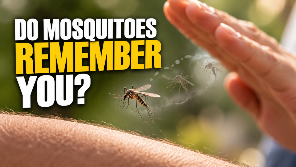 Do Mosquitoes Remember When You Try to Swat Them?