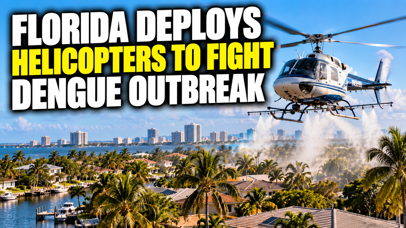 Florida Launches Helicopter Mosquito Treatments