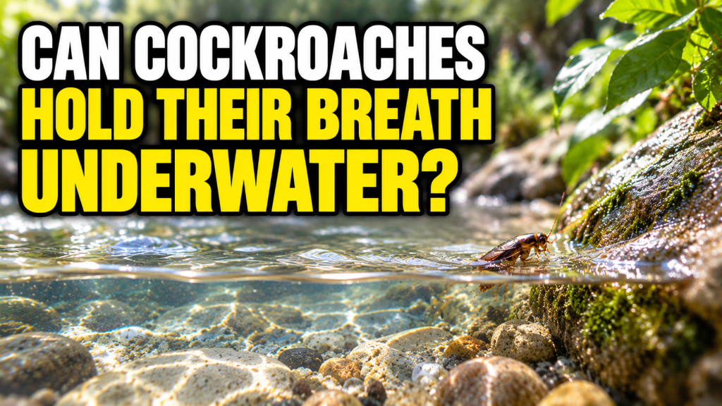 Can Cockroaches Hold Their Breath Underwater?