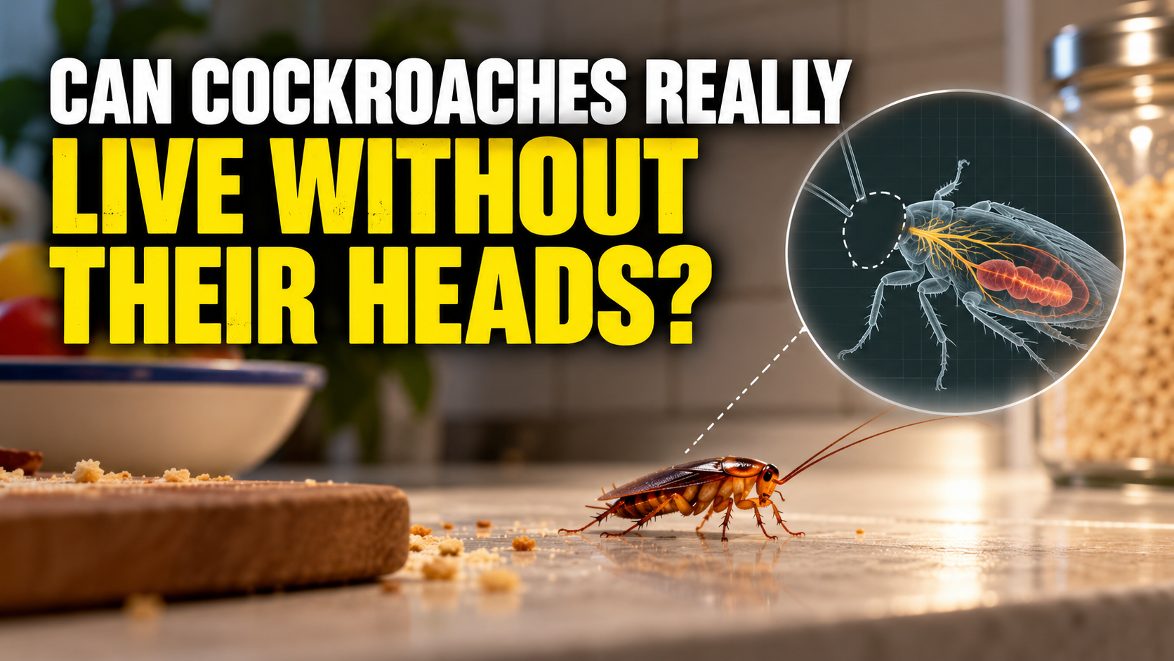 Can Cockroaches Really Live Without Their Heads?