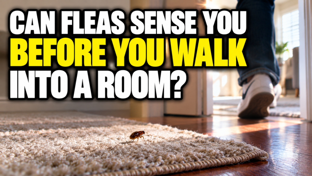 Can Fleas Sense You Before You Walk Into a Room?