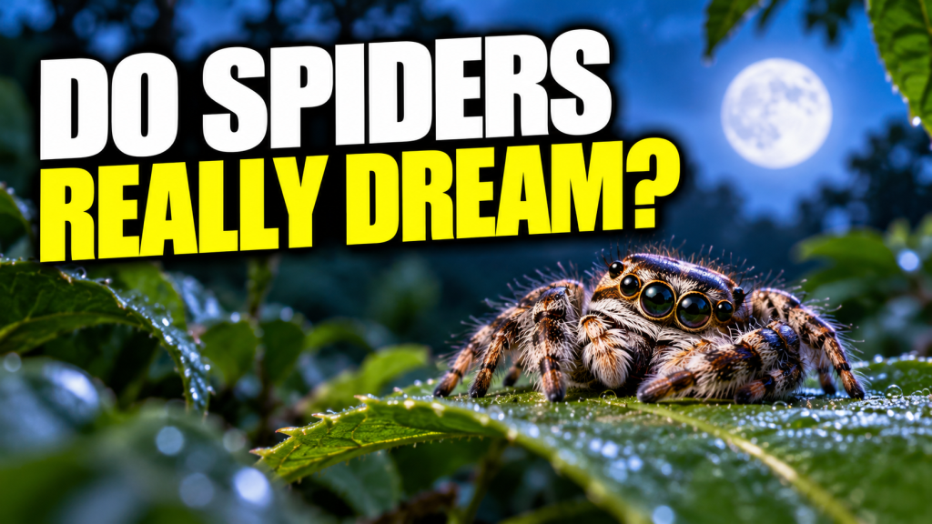 Do Spiders Really Dream?