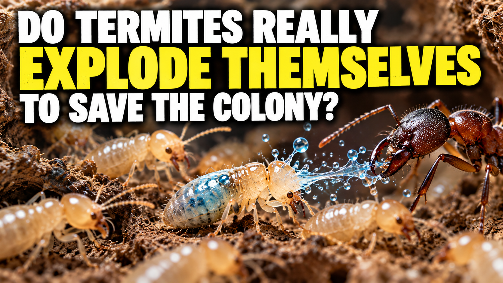 Do Termites Really Explode Themselves to Save the Colony?
