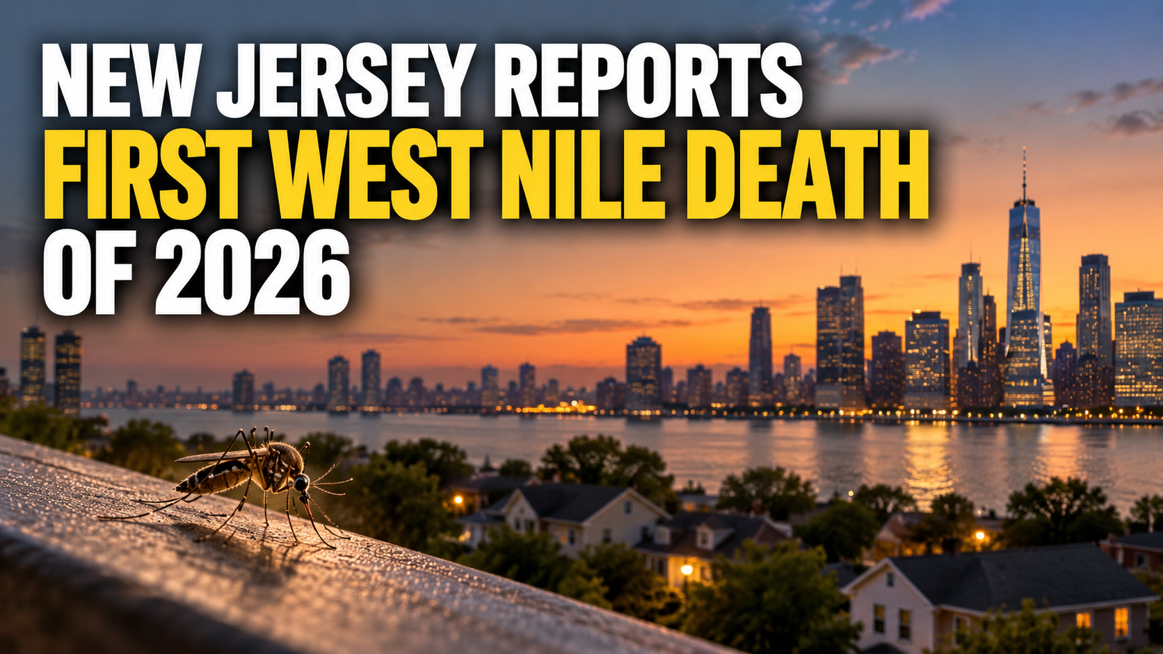 New Jersey Reports First West Nile Death of 2026