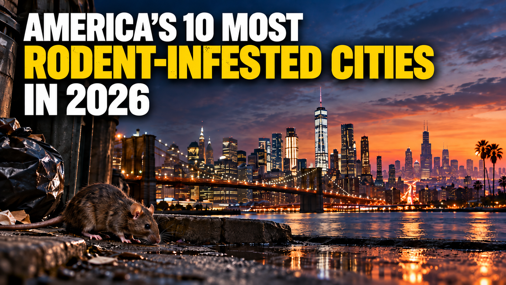 The 10 Most Rodent-Infested Cities in America for 2026